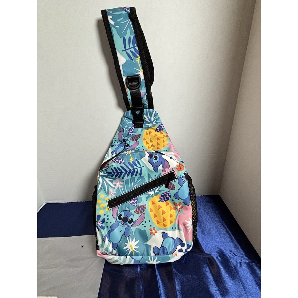 Sling Bag Stitch Disney Crossbody  Backpack Travel Hiking Chest Bag [A3]